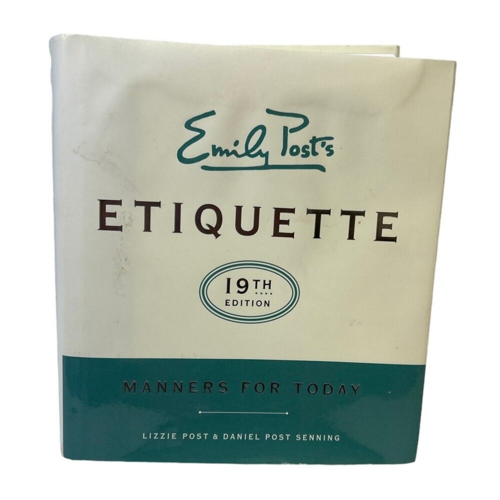 2017 Emily Post's Etiquette Manners for Today 19th Edition Hardback Book